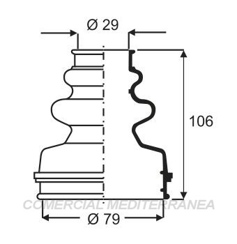 FUELLES DE TRANSMISION JAIME SERRAT CITROEN BERLINGO (02...) - JUMPER (96
