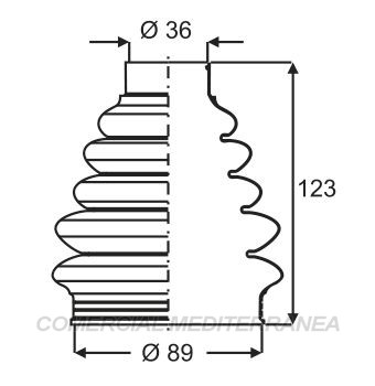 FUELLES DE TRANSMISION JAIME SERRAT CITROEN BERLINGO (02...) - C4 (07..)