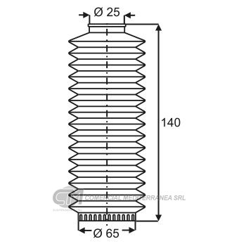 FUELLES DE SUSPENSION JAIME SERRAT DEL. VOLKSWAGEN CARAT (90-92) - GACEL (