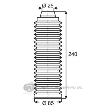 FUELLES DE SUSPENSION JAIME SERRAT DEL. VOLKSWAGEN CADDY - POLO (96-00) /