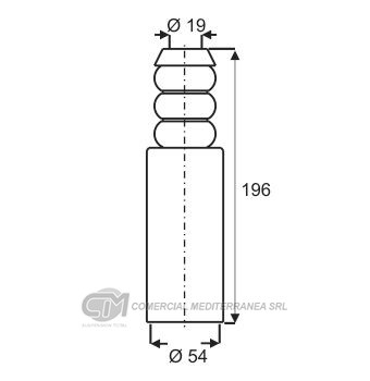 FUELLES DE SUSPENSION JAIME SERRAT DEL. RENAULT CLIO (91-99) - KANGOO (99-