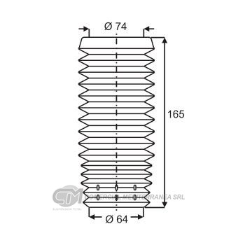 FUELLES DE SUSPENSION JAIME SERRAT DEL. FORD ECOSPORT (96-03) / FIESTA (9