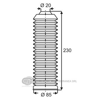 FUELLES DE SUSPENSION JAIME SERRAT DEL. VOLKSWAGEN BORA (00-14) / GOLF (94