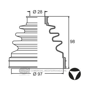 KIT DE TRANSMISION JAIME SERRAT TOYOTA HILUX / SW4 (02-15) - (CAJA IZQ