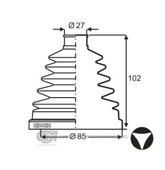 KIT DE TRANSMISION JAIME SERRAT RENAULT DUSTER (11..) -OROCH (17..) - (