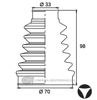 KIT DE TRANSMISION JAIME SERRAT PEUGEOT 206 (99-13) - 307 (01-12) / C