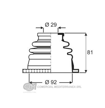 KIT DE TRANSMISION JAIME SERRAT RENAULT R9 (85-97) - R11 (85-95) - R1