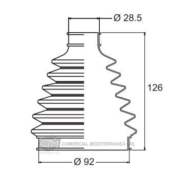 KIT DE TRANSMISION JAIME SERRAT FORD RANGER (96-12) / HYUNDAI SANTA F