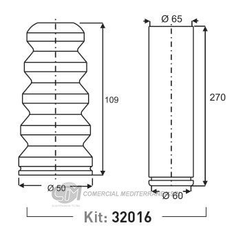 KIT DE SUSPENSION JAIME SERRAT TRAS. FIAT STILO (03-11)