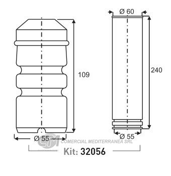 KIT DE SUSPENSION JAIME SERRAT TRAS. BMW SERIE 3 (91..)