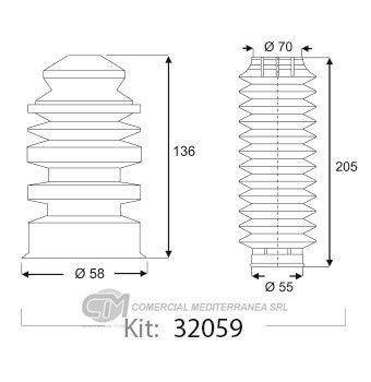KIT DE SUSPENSION JAIME SERRAT TRAS. FORD ECOSPORT (03..) - FIESTA (02