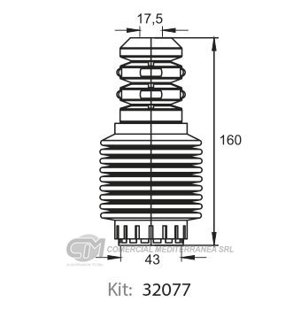 KIT DE SUSPENSION JAIME SERRAT DEL. RENAULT MEGANE (97-03)