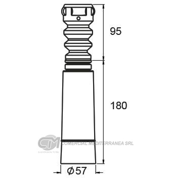 KIT DE SUSPENSION JAIME SERRAT TRASERO VOLKSWAGEN VENTO 133MM (08..)