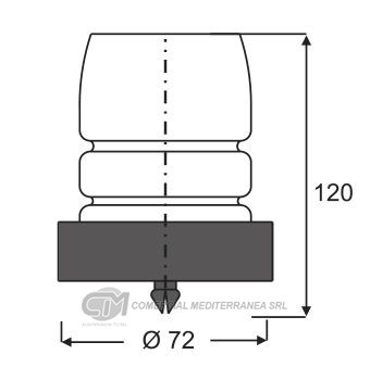 TOPES DE SUSPENSION JAIME SERRAT TRAS. FIAT MAREA 2.0 (98-07)