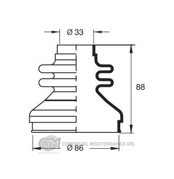 TOPES DE SUSPENSION JAIME SERRAT DEL. RENAULT CLIO 2 (00..) - TWINGO (94