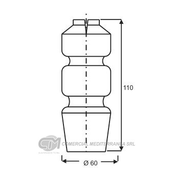 TOPES DE SUSPENSION JAIME SERRAT DEL. RENAULT SCENIC (I / II ) (98-12)