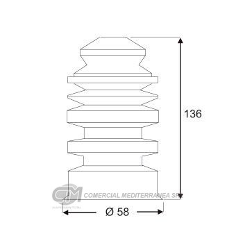 TOPES DE SUSPENSION JAIME SERRAT TRAS. FORD ECOSPORT (03..) - FIESTA (02
