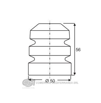TOPES DE SUSPENSION JAIME SERRAT DEL. FORD FOCUS (99-12)