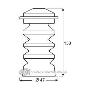 TOPES DE SUSPENSION JAIME SERRAT TRAS. VOLKSWAGEN POLO (96-02) / SEAT I