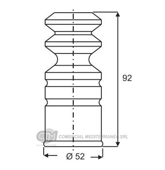 TOPES DE SUSPENSION JAIME SERRAT DEL. HONDA FIT (03-09)