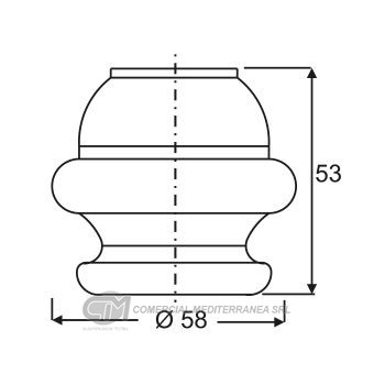TOPES DE SUSPENSION JAIME SERRAT DEL. VOLKSWAGEN GOLF (00..) / AUDI A3 (