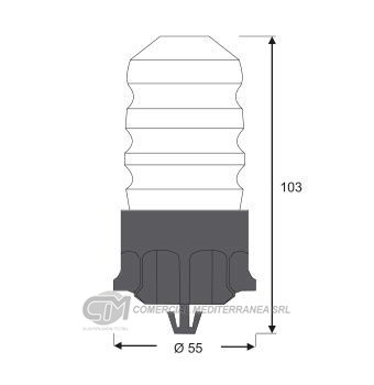 TOPES DE SUSPENSION JAIME SERRAT TRAS. CITROEN C3 (03..) -C4 (07..) - C5