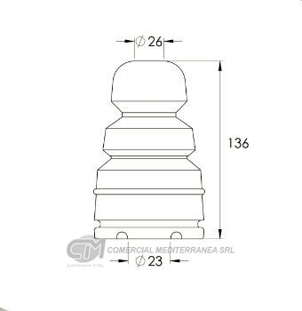 TOPES DE SUSPENSION JAIME SERRAT TRASERO FIAT DOBLO (10..)