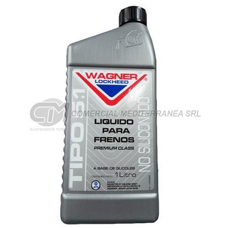 LIQUIDOS PARA FRENOS TIPO 5 NO SILICONADO - DOT 5.1 - 1 LIT