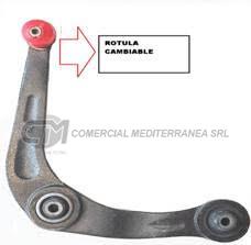 PARRILLA PEUGEOT 206/207 (FORJA REFORMA C/ROTULA CAMBIABLE) SUSPENMEC