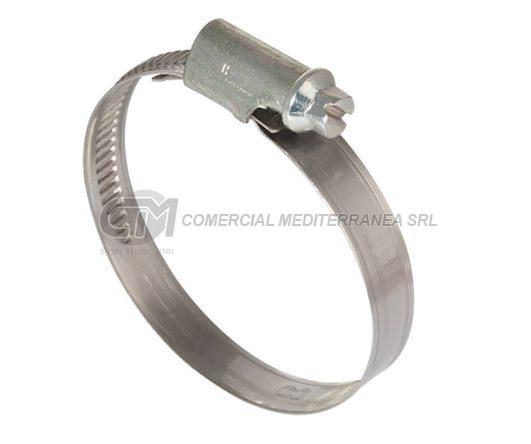 ABRAZADERA BANDA ESTAMPADA AC.INOX. AN.12MM 230-250