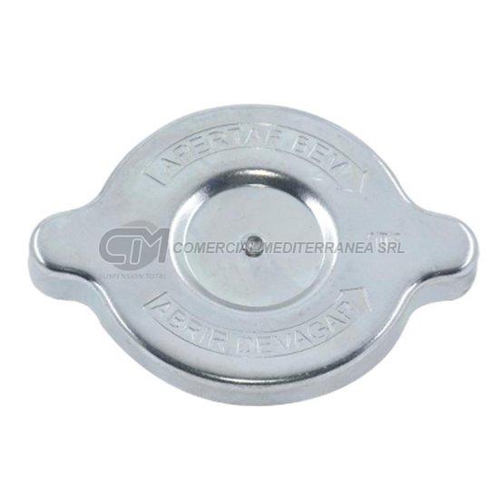 FORD ESCORT TAPA DE RADIADOR 13 LIBRAS TAPAS DEPOSITO REFRIGERANTE FLORIO