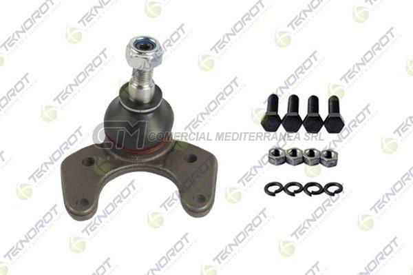 RENAULT R18  FUEGO INFERIOR 4 AGUJEROS - PIVOTE 14.3 MM ROTULA DE SUSPENSION TEKNOROT