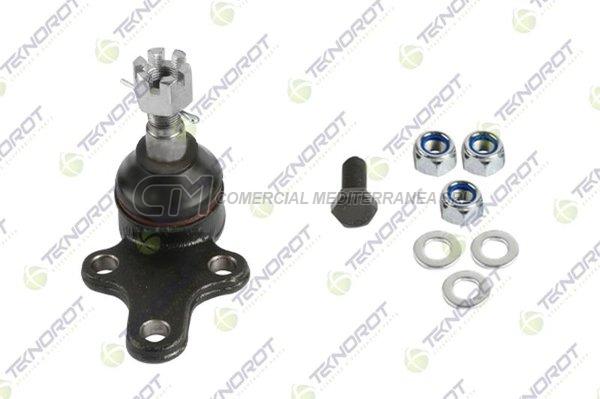 TOYOTA HILUX 89/05 SR5 4X2 92/.. INFERIOR 3 AGUJEROS 12MM PI ROTULA DE SUSPENSION TEKNOROT