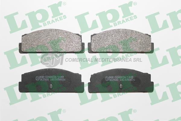 PASTILLA DE FRENO LPR FIAT 132-SPIDER/ LANCIA BETA/ POLONEZ-FSO 78/83 TRAS.
