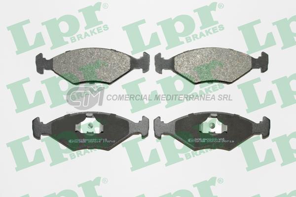 PASTILLA DE FRENO LPR FIAT DUNA-SPAZIO-FIORINO-UNO 1400-1600/ DEL.
