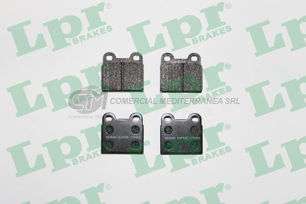 PASTILLA DE FRENO LPR VOLKSWAGEN /ALFA/BMW/PORSCHE/SAAB 63/87 DEL.