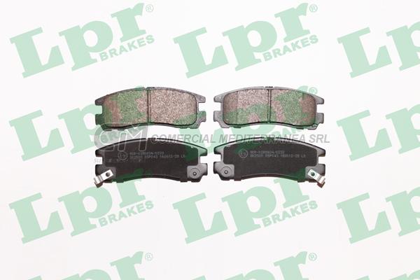 PASTILLA DE FRENO LPR MITSUBISHI 3000 GT-SL- SUPER SALOON 90/94 TRAS.