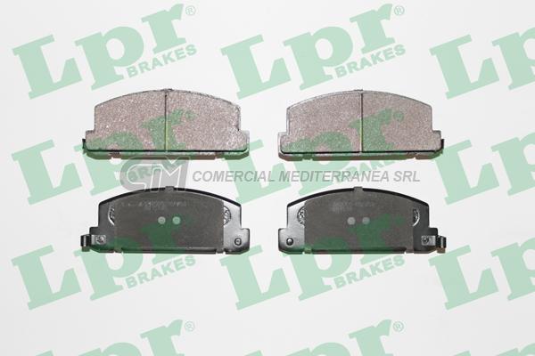 PASTILLA DE FRENO LPR ISUZU CAMPO-FASTER-GEMINI-TROOPER 84/86 DEL.