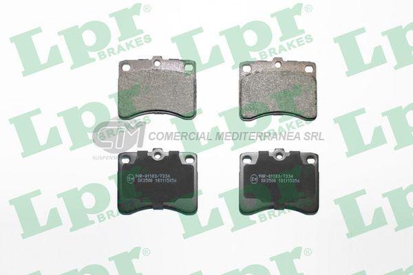 PASTILLA DE FRENO LPR ASIA TOWNER / DAIHATSU CUORE - HI JET 90/94  DEL.