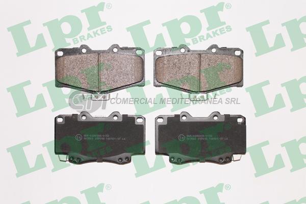 PASTILLA DE FRENO LPR TOYOTA 4 RUNNER-HILUX4X4-LAND CRUISER 90/94 DEL.