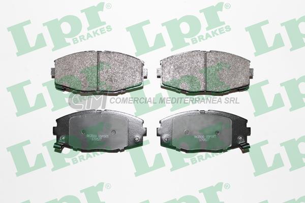PASTILLA DE FRENO LPR TOYOTA CROWN-SUPRA  89/92 DEL.