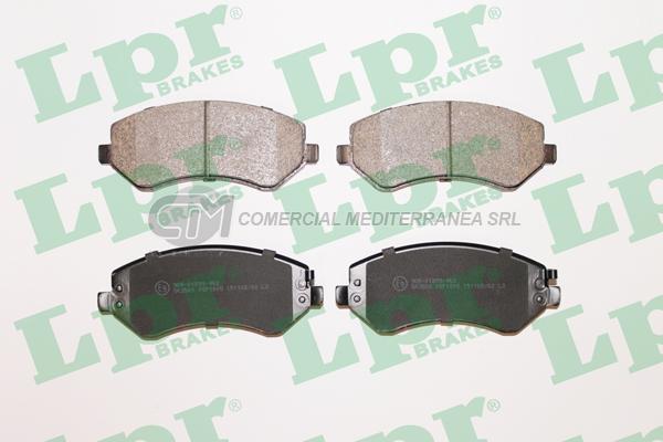 PASTILLA DE FRENO LPR DODGE CARAVAN-VOYAGER-RURAL/JEEP 01/ DEL.