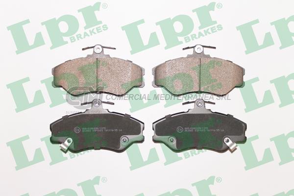 PASTILLA DE FRENO LPR HYUNDAI H100 2.5D (TODOS)-FURGON 95/96 DEL.
