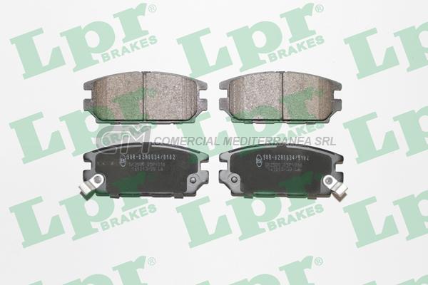 PASTILLA DE FRENO LPR DODGE STEALTH / MITSUBISHI 3000 GT VR-4 90/94 TRAS.