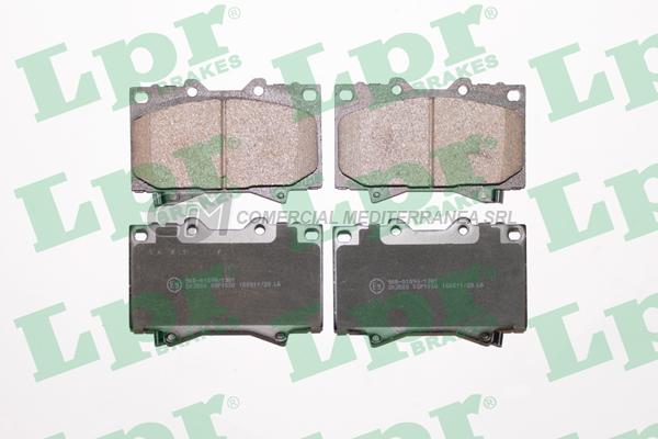 PASTILLA DE FRENO LPR TOYOTA LAND CRUSIER- 98/  DEL.