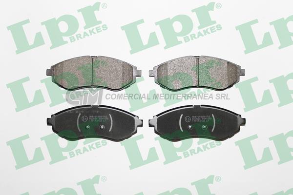 PASTILLA DE FRENO LPR DAEWOO NUBIRA-T-MAJOR 98/99 DEL.