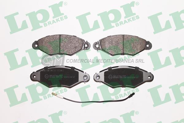 PASTILLA DE FRENO LPR CITROEN XSARA/ PEUGEOT 206/ (CON SENSOR) 2002/ DEL.