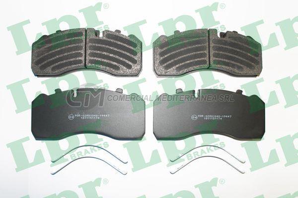 PASTILLA DE FRENO LPR M BENZ 1115 / MAN/KNORR CAMIONES MEDIOS 96/ DEL.