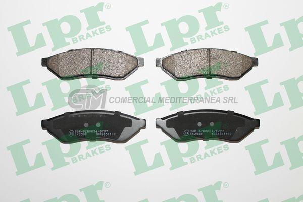 PASTILLA DE FRENO LPR DAEWOO MAGNUS TRASERA 99/ TRAS.