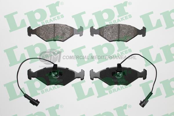 PASTILLA DE FRENO LPR FIAT PALIO - SIENA CON SENSOR ARAÑA NUEVA 99/ DEL.